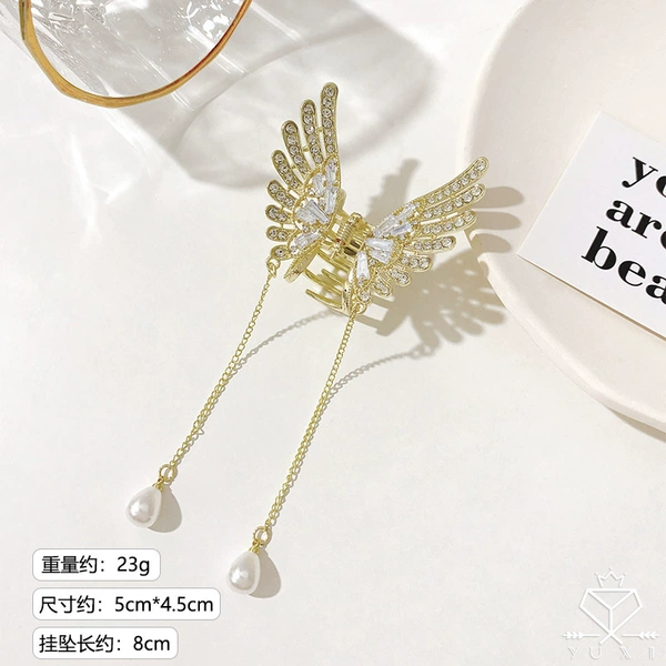 Zirconium, crab pin, 5cm