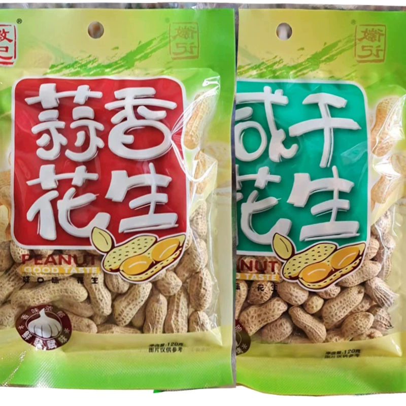 Зип Bags of garlic peanuts/солёная жареная арахисовая смесь 120 г/мешок (полная коробка из 40 пакетов/срок годности 9 месяцев) SNACKS
