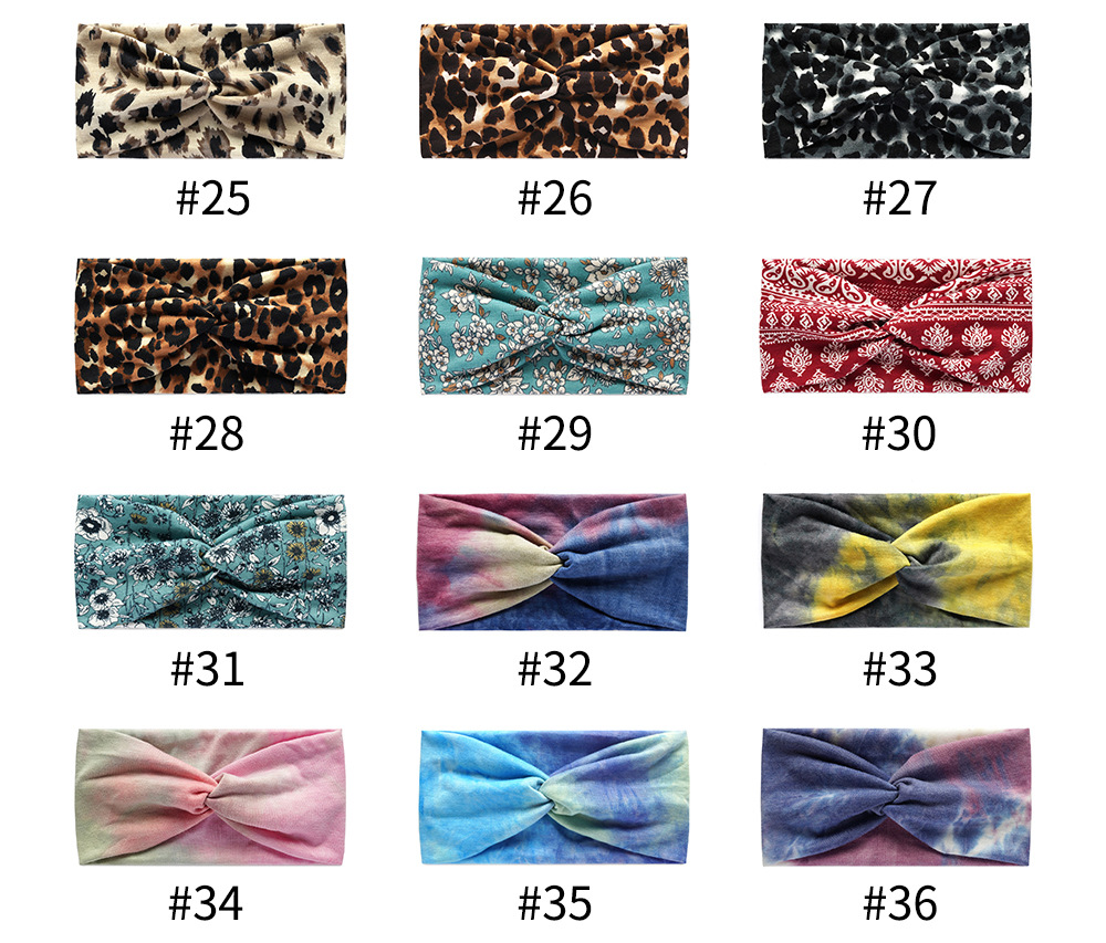 25g Weight Hair Band Hair Accessories Type 1 Piece Quantity Daily Occasion Cloth Material Flower Pattern Women'S Gender Printing Design Fashion Style Fashion Flower Cloth Printing Hair Band 1 Piece 7