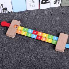 Number decomposition ruler for children's addition and subtraction within 20, divided into 10, for kindergarten math teaching aids, first grade primary school teaching supplies wholesale