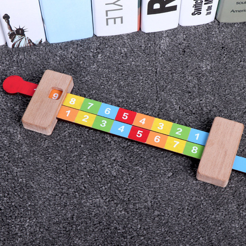 Number decomposition ruler for children's addition and subtraction within 20, divided into 10, for kindergarten math teaching aids, first grade primary school teaching supplies wholesale