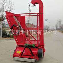 农业作物自卸式秸秆料仓粉碎回收机青储玉米除尘秸秆水稻秸回收机