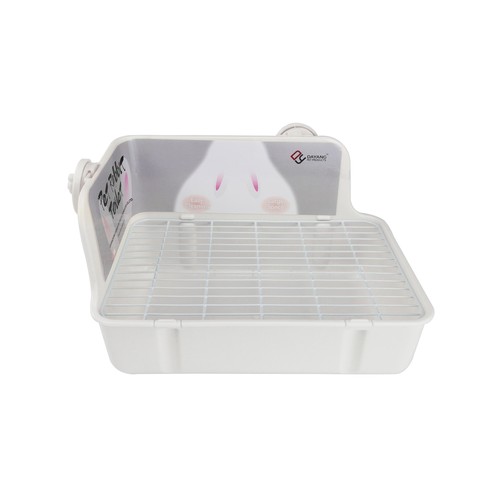 Dayang toilet rabbit toilet rabbit potty anti-overturn double fixed square toilet chinchilla guinea pig toilet guaranteed