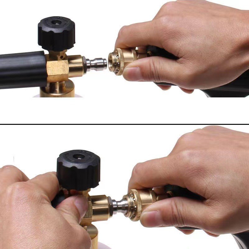 Cross-Border Karcher K Series Car Wash Water Gun for Home Use with Aluminum Valve Core, Short Gun with Nozzle, Spray Gun, Pa Foam Pot Water Gun