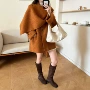 双面宽松手工秋冬呢大衣