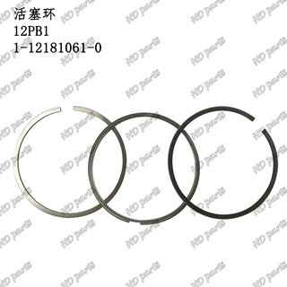 挖掘机 发动机配件 五十铃适用 活塞环 12PB1 1-12181061-0