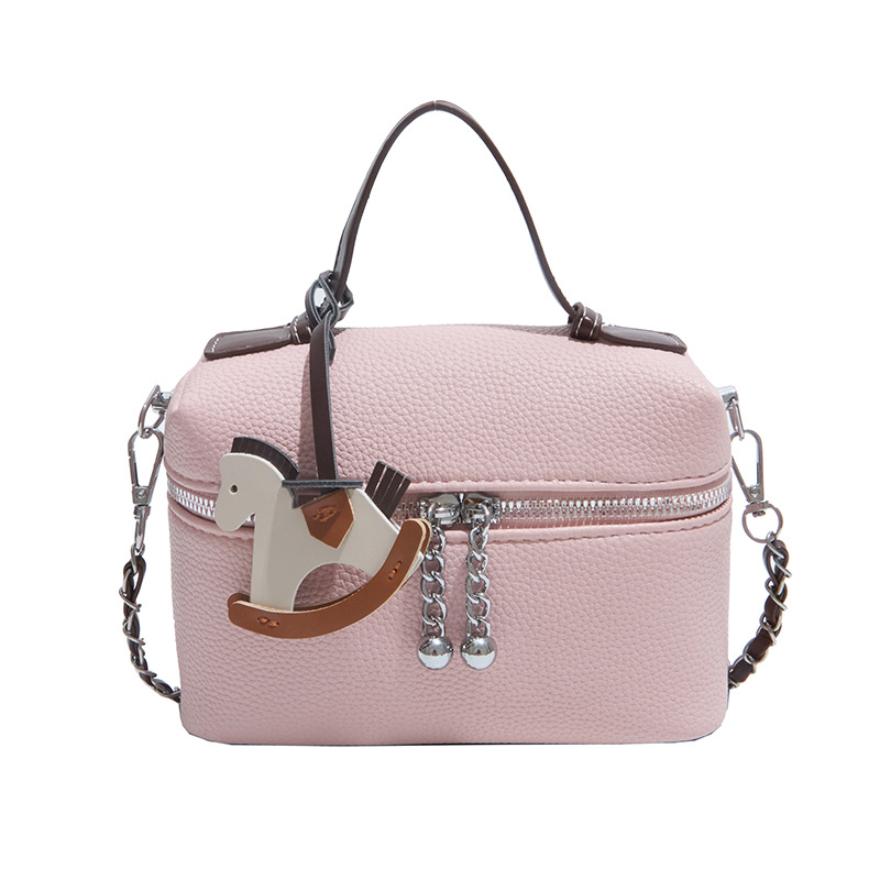 Nicho de diseño universal bolso de viaje de moda moda de hombro mochila diaria estampado litchi simple bolso de caja image 6