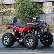 ATV汽油四轮全地形越野沙滩车防震大公牛200cc山地车两驱越野车