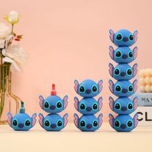 史迪仔五色荧光笔连接ins高颜值史迪仔周边记号笔涂鸦彩色笔学生