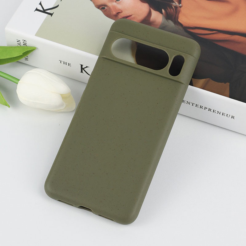 Suitable for Google Pixel8Pro/9Pro XL Orange Straw Biodegradable Mobile Phone Case Tpu Protective Cover 8A/9A