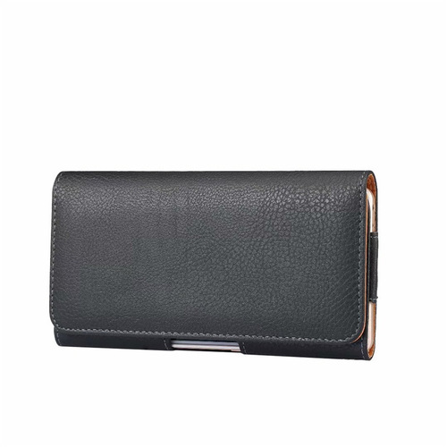 4.7-inch 5.2-inch 5.5-inch 6.2-inch 6.5-inch 7.2-inch leather-wallet phone pouch for men, cross-pocket waist bag