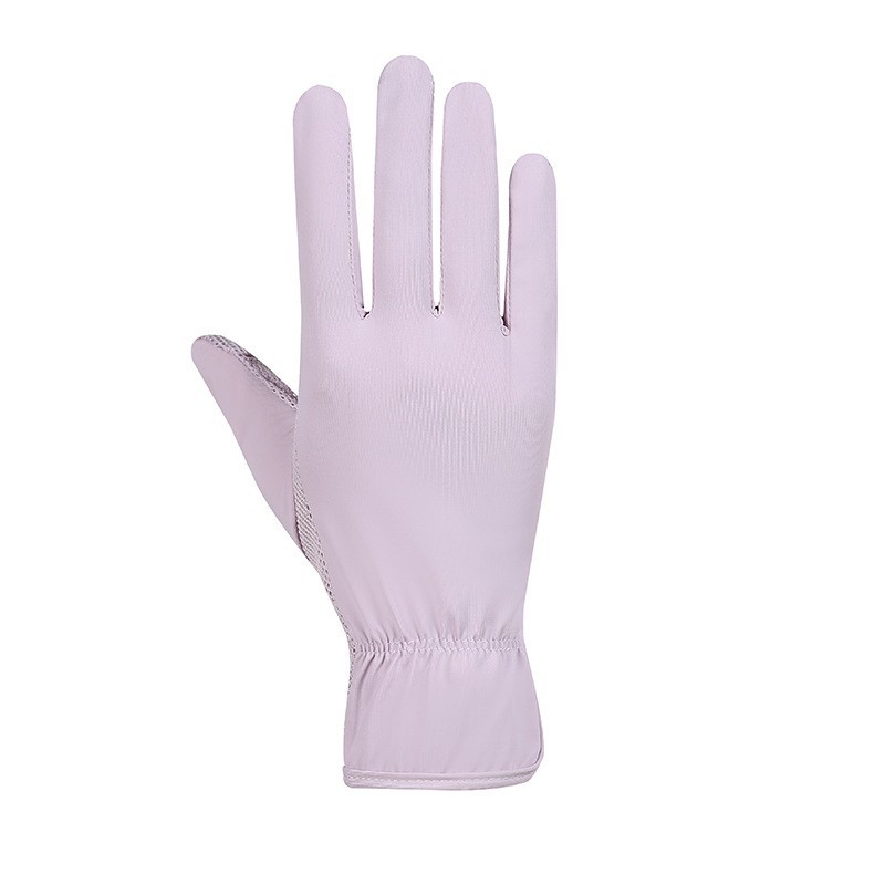 Guantes de protección solar para mujer verano al aire libre conducción deportiva protección solar fresco transpirable fino dedo completo guantes de pantalla táctil