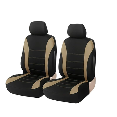 Universal seat cover Covers, Four-Season Universal Car Seat - off-white-4-piece-set-front-row-of-two-seats