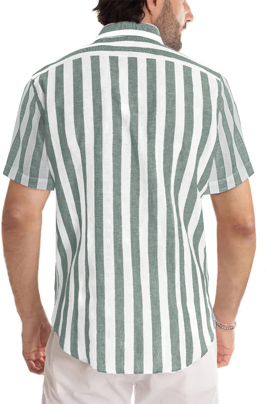 Men's Stripe Blouse Men's Clothing display picture 15