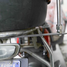 摩托车旗杆越野改装小红旗尾箱支架三轮踏板电动车通用车载无