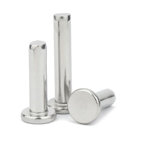 Factory direct 304 stainless steel flat head rivet GB109 countersunk head solid rivet percussion type M1.5-M5