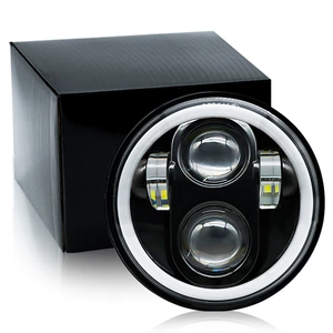 5.75inch Harley Wrangler LED light off-road vehicle motorcycle modification work light spotlight full circle 4 beads 60W