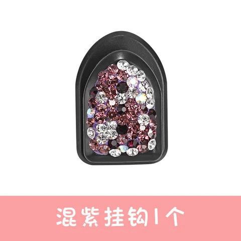 Coche Diamante gancho oculto mini gancho adhesivo multifuncional estrellado Invisible Gancho gratis pegatinas