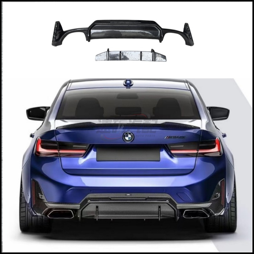 Suitable for Bmw New 3 Series 23-25 Models G20/G28/Modified Ad Model Carbon Fiber Rear Lip 330I 325Im340I