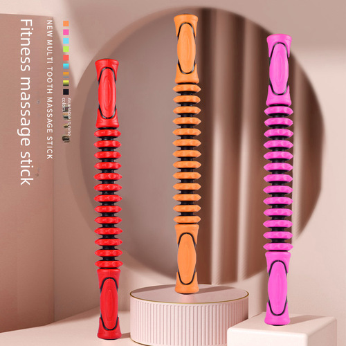 Wolf-tooth massage roller gear muscle massage roller muscle relaxation fascia iliotibial band MuscleRoller wolf-tooth staff