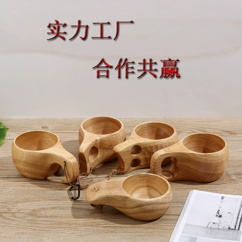 Поставки из каучукового дерева Huibao Garden, чашки ручной работы из черепахового панциря, молочная чашка, чайная чашка, деревянная посуда