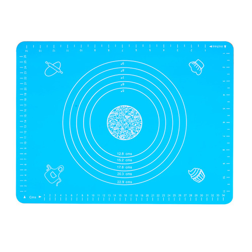 Food kneading mat, baking thickened silicone dumpling mat panel and dough mat, household chopping board rolling mat