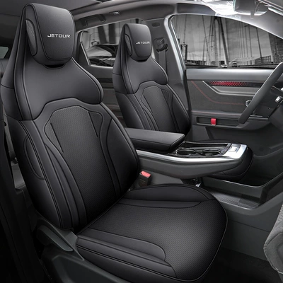 Modelə uyğun (Original) oturacaq örtükləri — Perforated Leather Special Seat Cover - interstellar-black-standard-edition-note-the-model-year-rear-half-pack