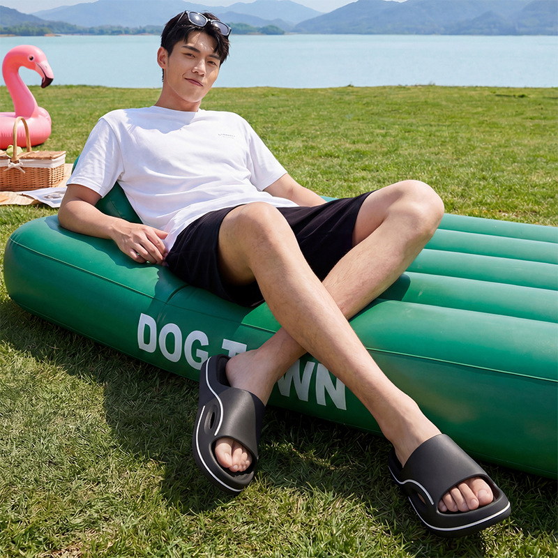 Non-Slip EVA Slippers Men, Suitable For Outdoor And Indoor Use, With A Comfortable Top Quality Cushioned Feel, Thick-Soled Men's_voghion.com