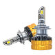 Cross-border e-commerce car led headlight XT17 blade double copper tube high-power car bulb spotlight H4