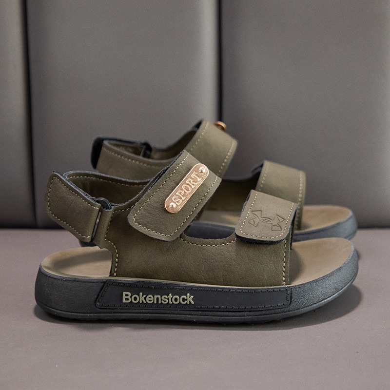 Niños huecos sandalias transpirables 2026 verano nuevo estilo de moda para niños zapatos casuales para niños zapatos de playa suaves image 7