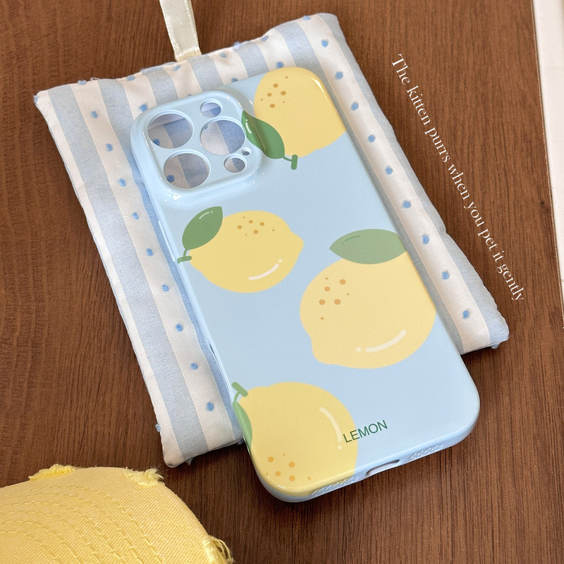 Refreshing Lemon Fruit Iphone15 Apple Phone Case 16 Film 17Promax Compatible 12 Full Coverage 11 Soft Case Refreshing Lemon Fruit Iphone15 Apple Phone Case 16 Film 17Promax Compatible 12 Full Coverage 11 Soft Case