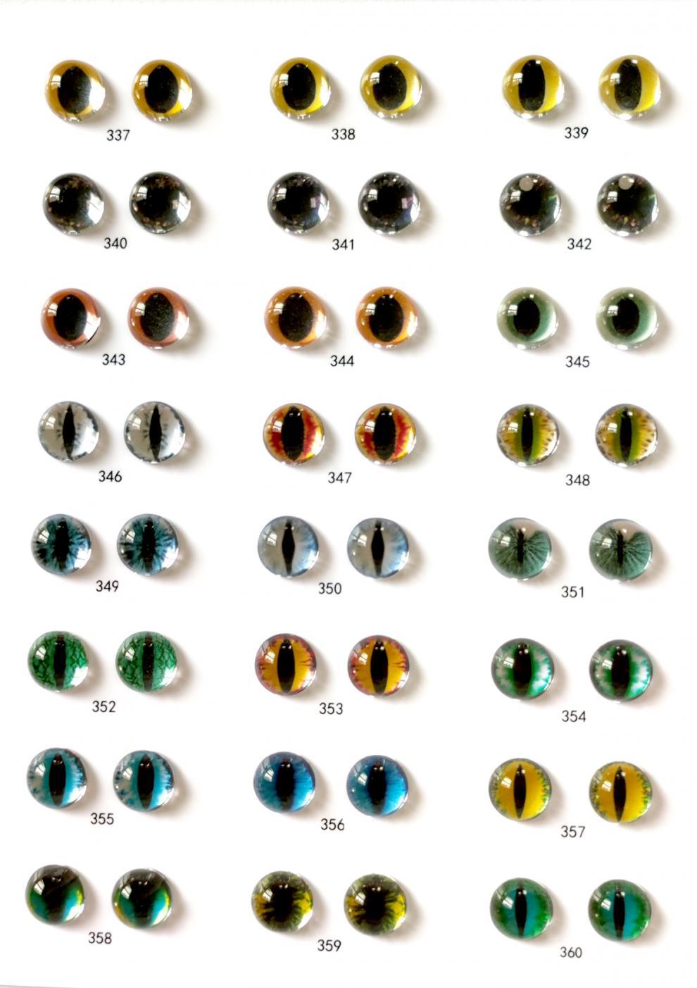 手工猫眼龙号人偶配件扭扭眼睛动物玩偶蓝色96羊毛毡眼珠diy73详情20