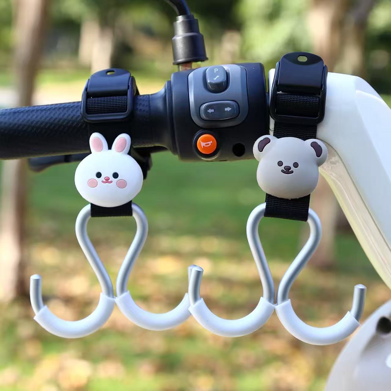 Universal Front-Mounted Heavy-Duty Hook for Electric Vehicles, Motorcycles, Bicycles, and Helmets
