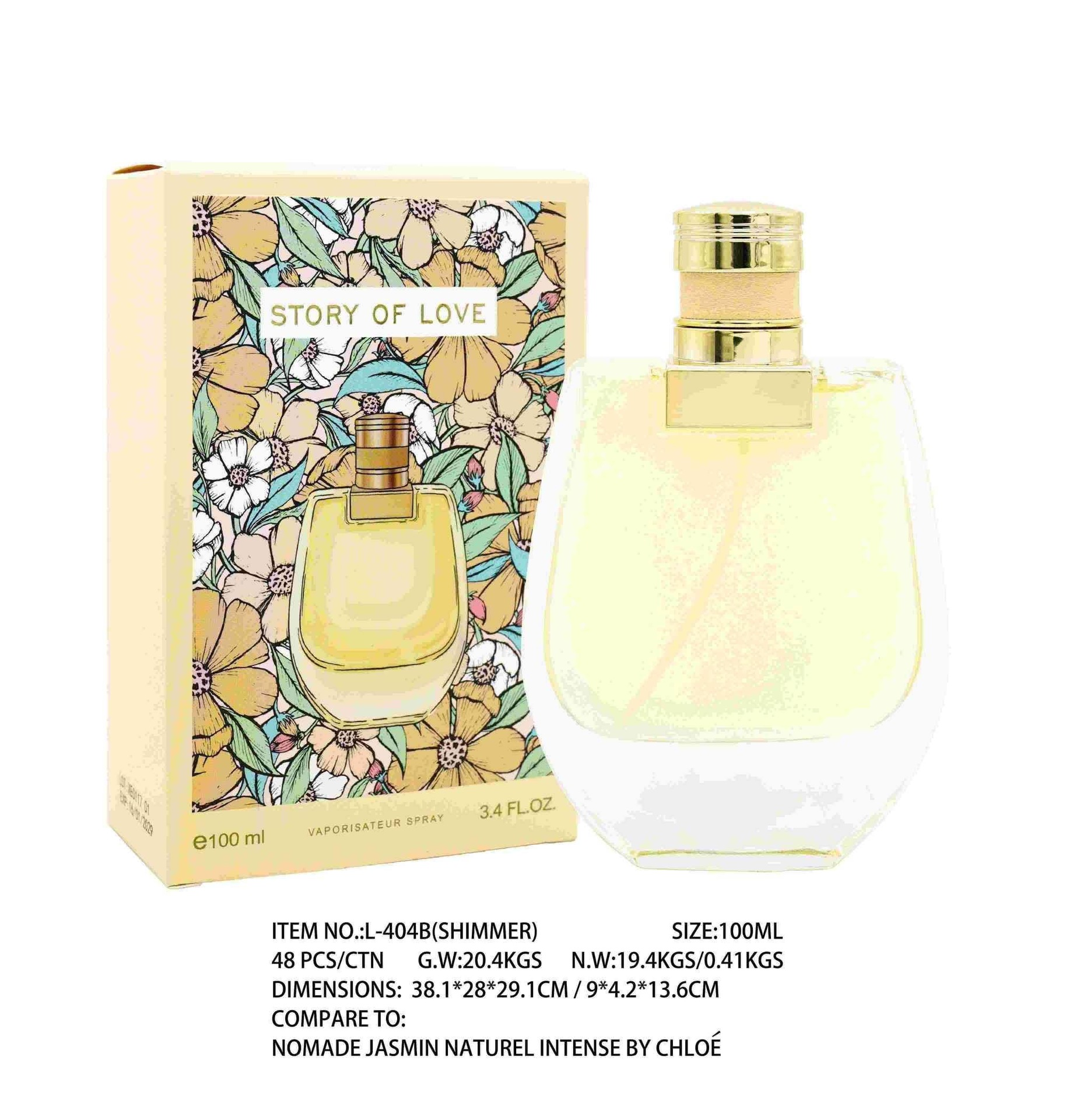 Perfume para mujer de larga duración, fragancia floral, venta al por mayor