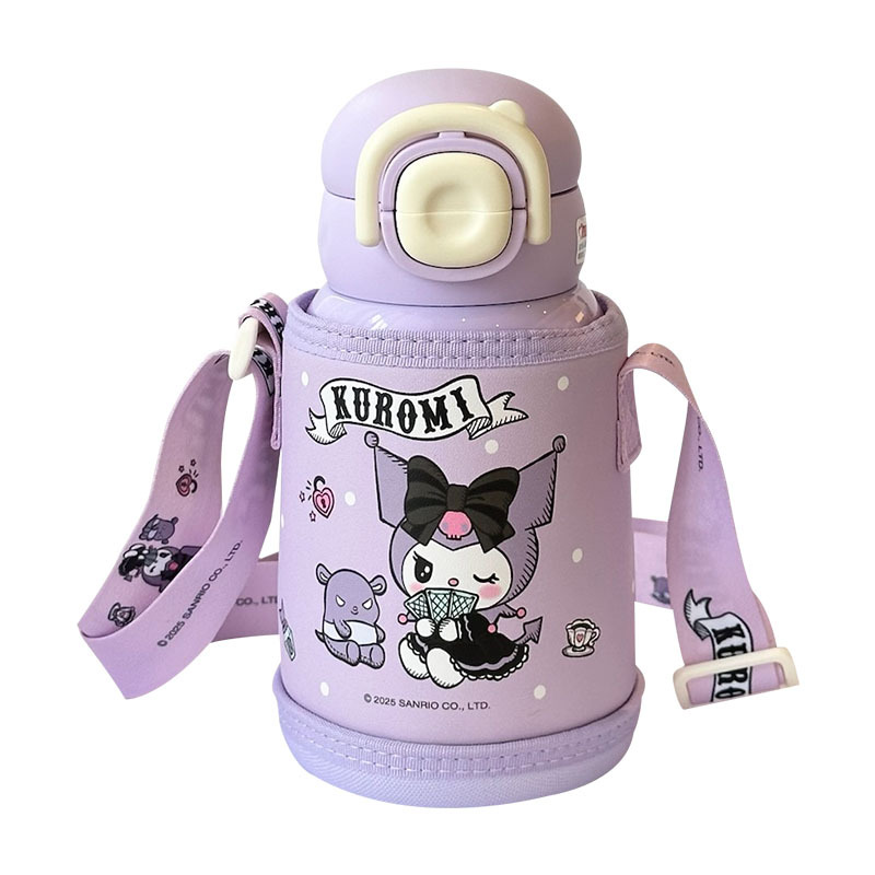 Sanrio Koolomi tazas de agua para niños niñas 316 tazas de agua de paja para estudiantes de primaria para ir a la escuela hervidor de agua nuevo