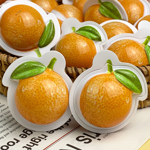 Creative 3D Rock Candy Kumquat Independent Packaging Tianshan Snow Kumquat Dry Sour and Sweet Appetizing Dried Fruit Candy Children's Snack