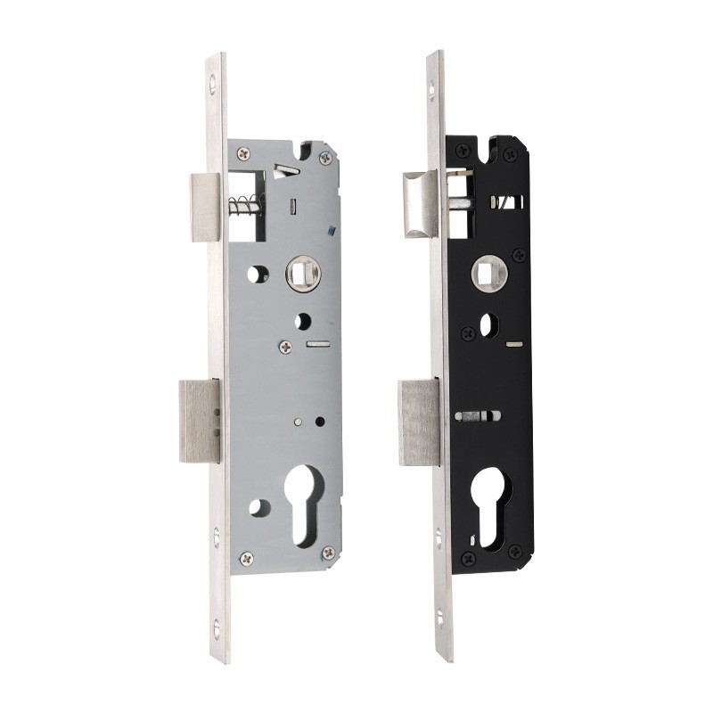 Puente roto estándar europeo Puerta de aluminio Cuerpo de cerradura especial Puerta lateral estrecha de acero inoxidable 8535 Cuerpo de cerradura Balcón Patio Accesorios de cerradura mecánica