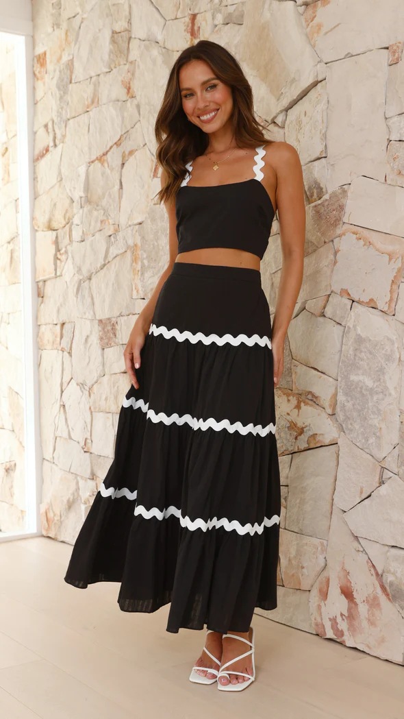 329g Weight Sleeveless Sleeve Length Spandex, Polyester Fabric Type Skirt Co-ord Set Sets Type 2 Pieces Set Quantity Daily Occasion U Neck Neckline Regular Fit Fit Type Solid Color Pattern Summer, Spring Season Women's Gender Preppy Style, Classic Style Style Daily Women's Preppy Style Classic Style Solid Color Spandex Polyester Skirt Co-ord Set Skirt Sets 8