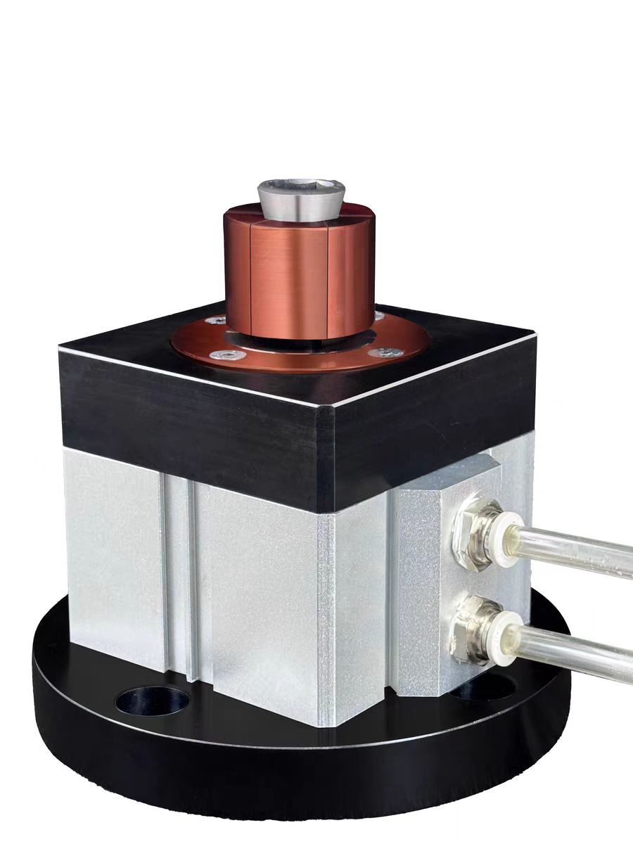 气动一体内撑夹座内径销CNC内孔定位膨胀夹头