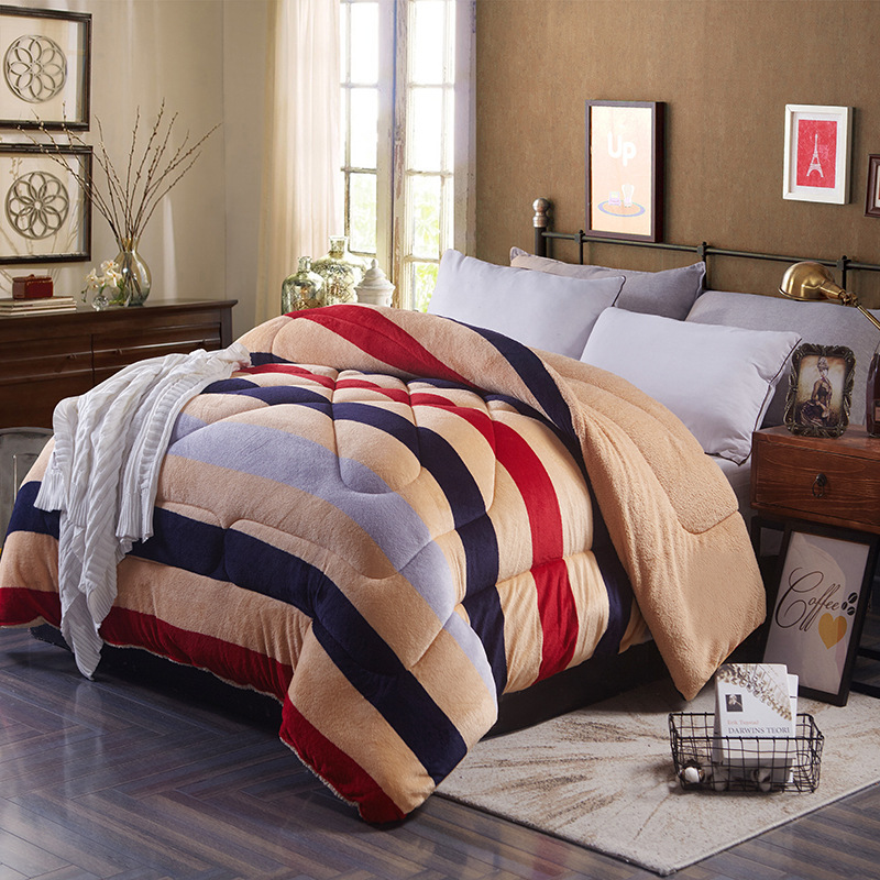 Winter Warm Flannel ComForter Duvet Quilt Blanket BeDs The quilt core