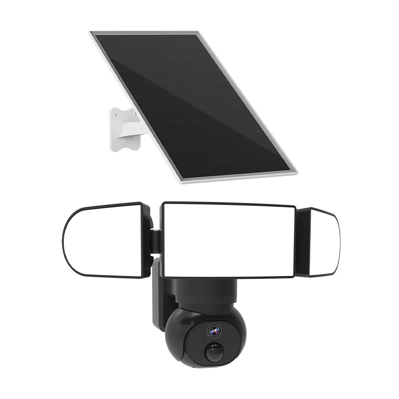 Inalámbrico WiFi solar reflector cámara de vigilancia al aire libre impermeable 4G HD Cámara solar