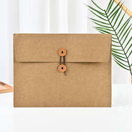 厂家定制可水洗牛皮纸信封袋加厚防水北欧风耐水洗撕不烂牛皮纸袋