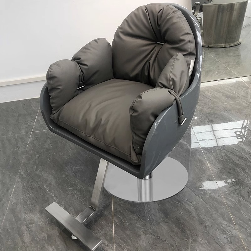 Internet celebridad peluquería Silla de pelo taburete peluquería especial de gama alta Silla de corte de pelo teñido en caliente nueva silla de cuidado del cabello simple
