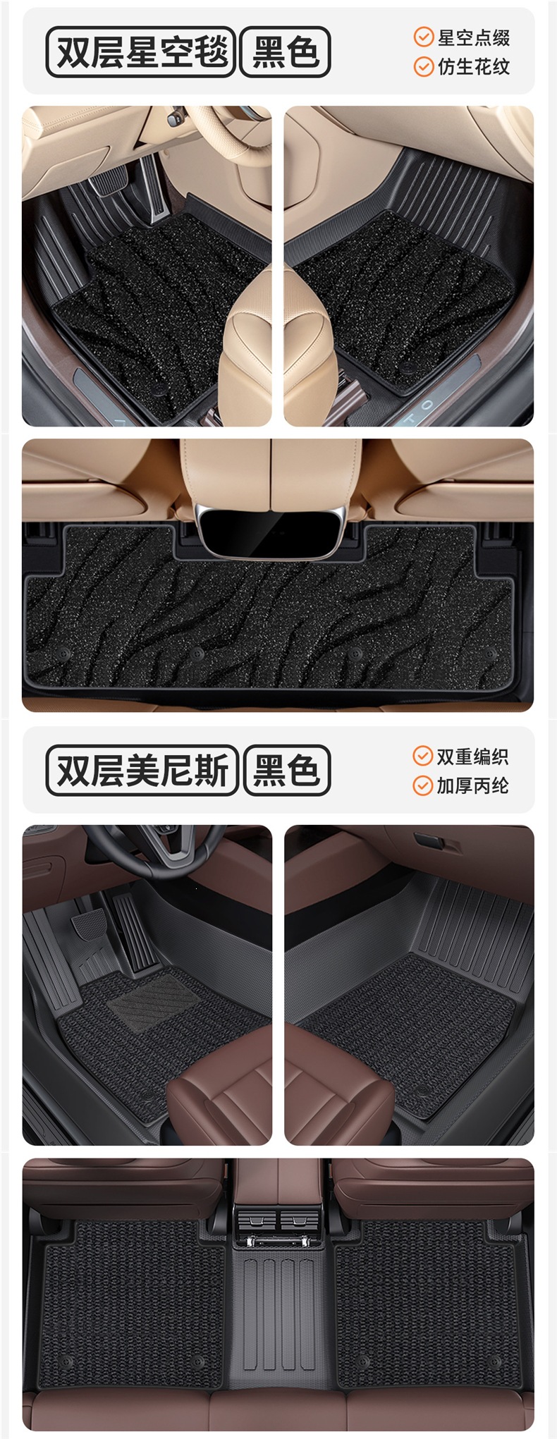 Suitable for Xpeng M03 G6 P7G7 G9 car G3iP5 full coverage TPE floor mats MOman