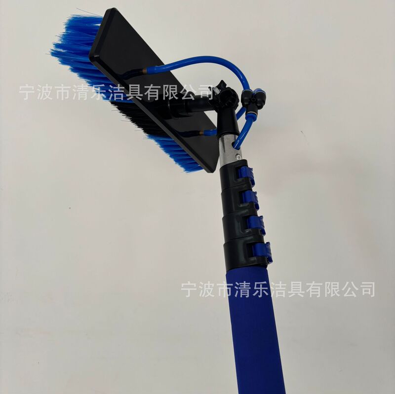 光伏板清洗刷太阳能板通水刷高空玻璃清洁铝合金伸缩杆延长工具杆|undefined