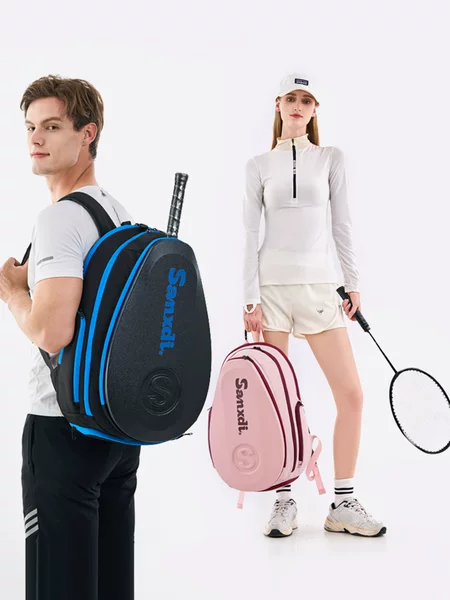 Sanxdi Hard Shell Tennis Bag Large Capacity Badminton Backpack Multifunctional Outdoor Sports Backpack