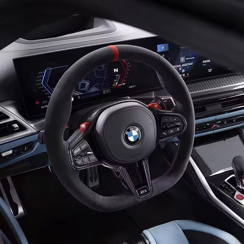 Carbon Fiber Steering Wheel for BMW 24 CS M2 M3 M4 M5 X3M X4M X5M X6M