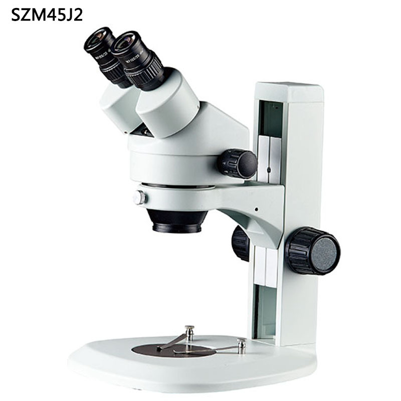 SZM45J2体视显微镜7-45倍14-90倍双目连续变倍扇形立臂调焦底座