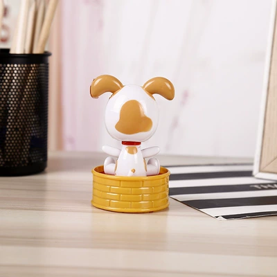 Car Ornaments Cartoon Figurine | Car ornaments - brown-sitting-dog