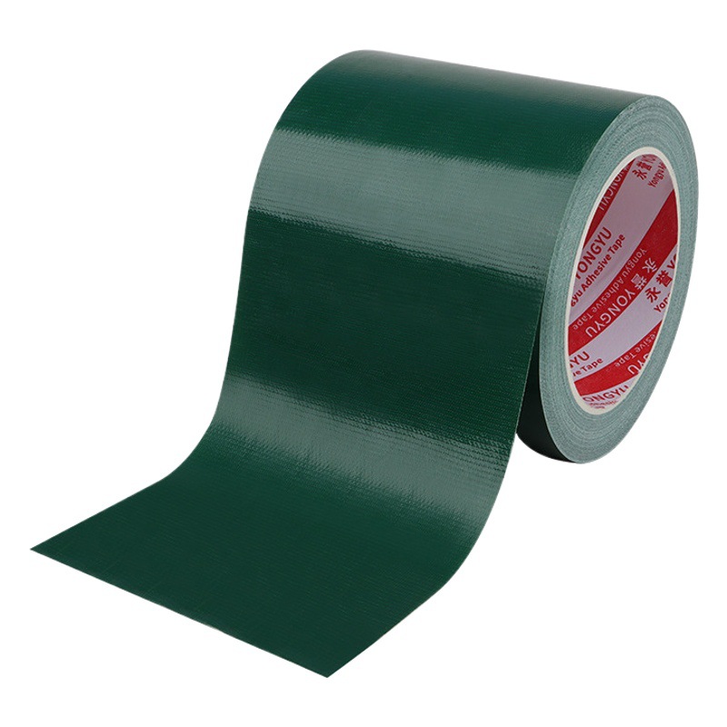 Cinta de reparación de lona verde a base de tela de una sola cara fuerte de Alto adhesivo de lona de reparación de tienda de reparación de fugas cinta adhesiva especial